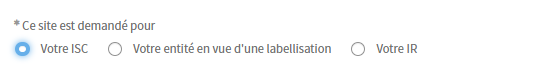 choix site IRISC
